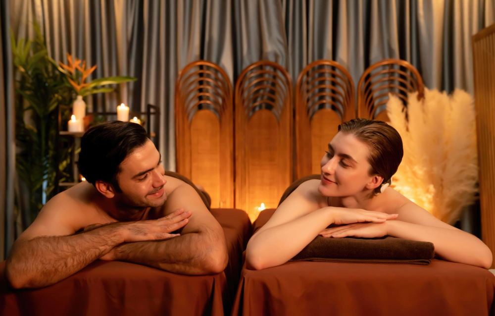 What you supposed to do during a couple's massage?