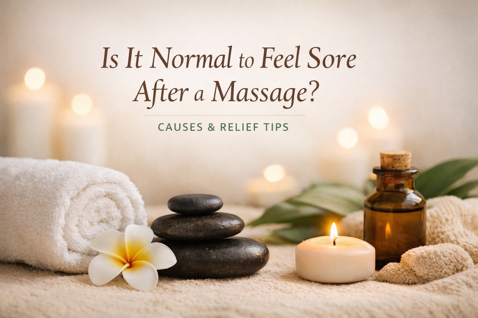 Is It Normal to Feel Sore After a Massage?