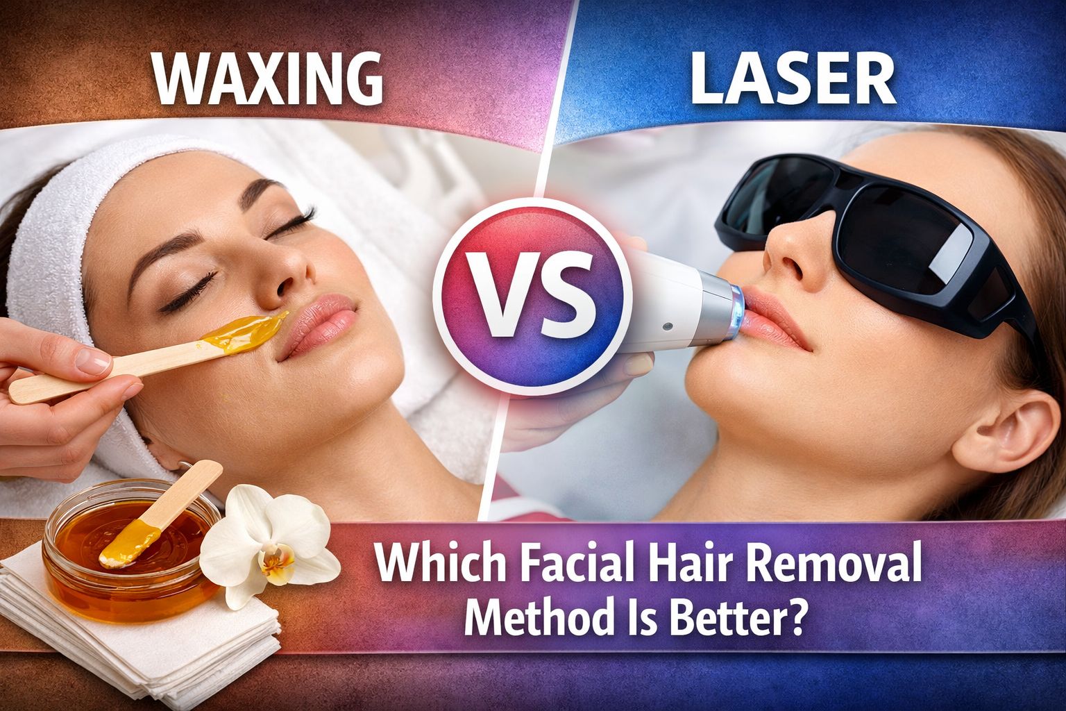 Waxing vs. Laser: Which Facial Hair Removal Method Is Better?